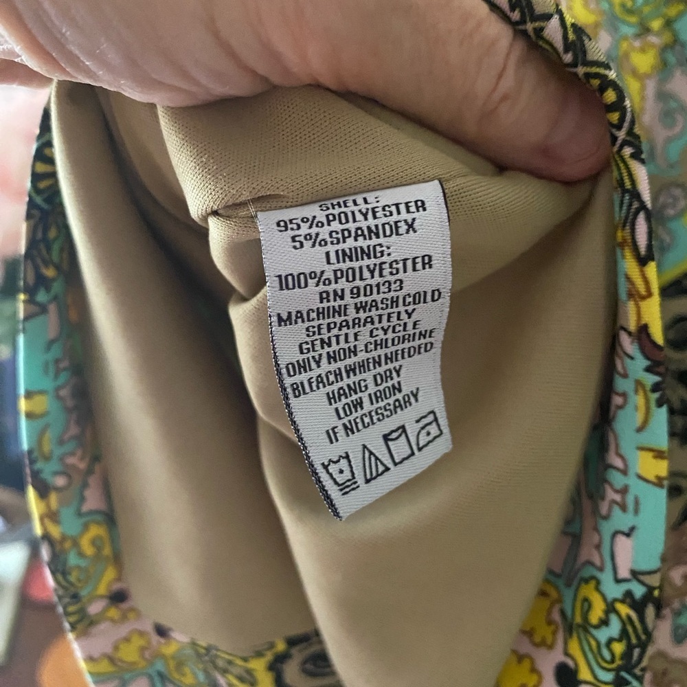 Joan Rivers Multicolor Patterned Jacket - image 7